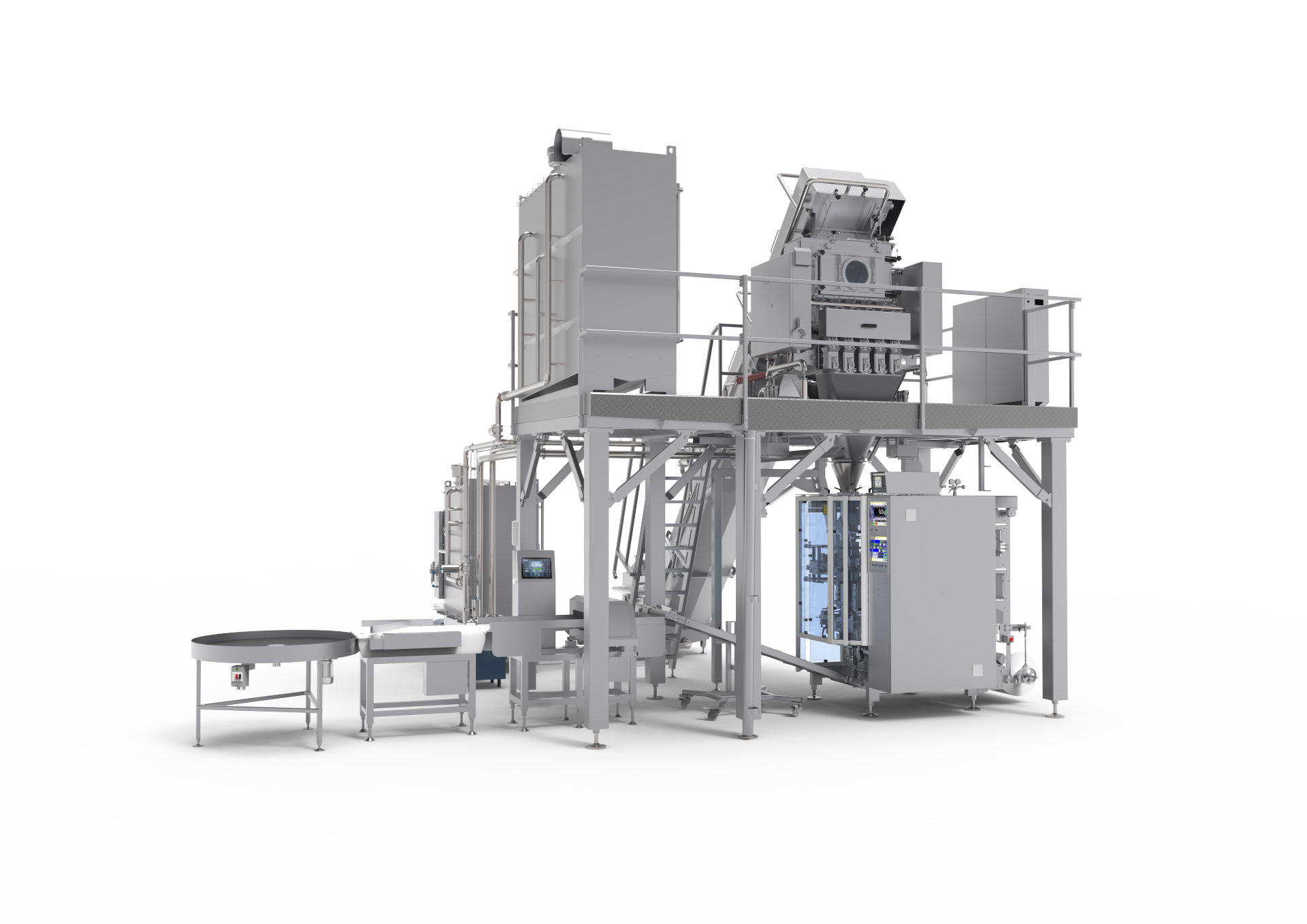 Packaging Line for Lumpy Curd CURDLINE CIP Compact