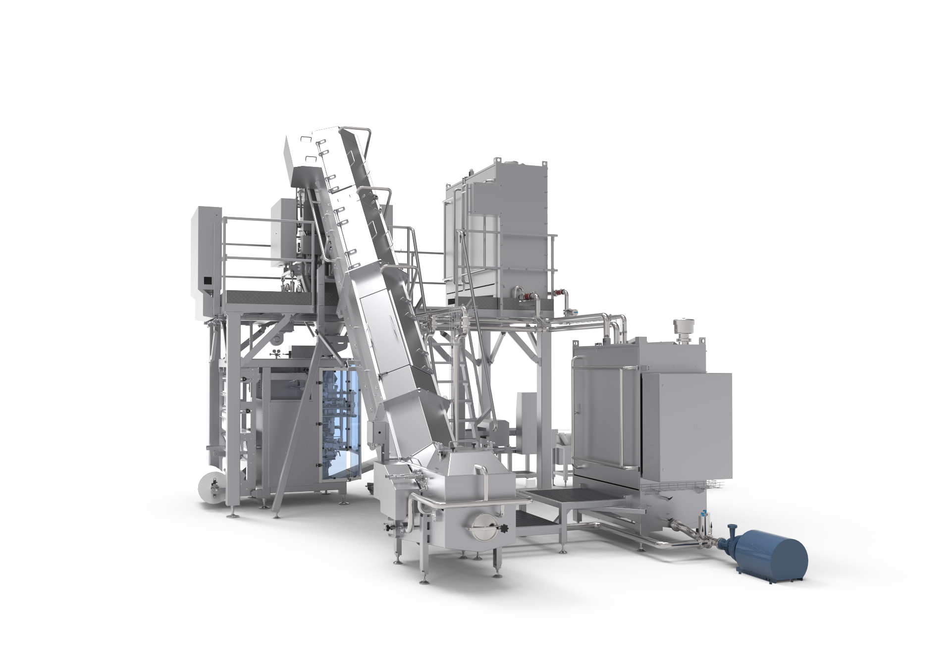 Packaging Line for Lumpy Curd CURDLINE CIP Compact